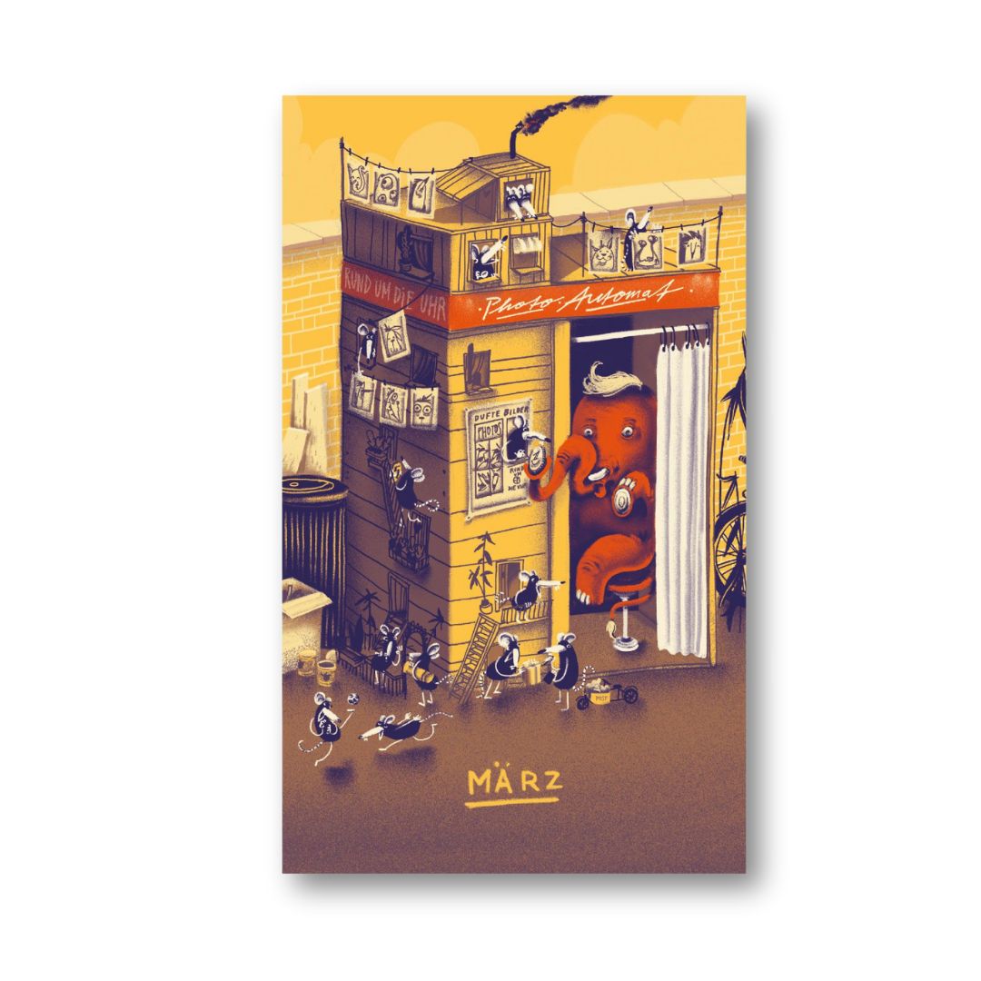 Alle Jahre Superpostkarten-Kalender 'Superfreunde Best of Teil 2'