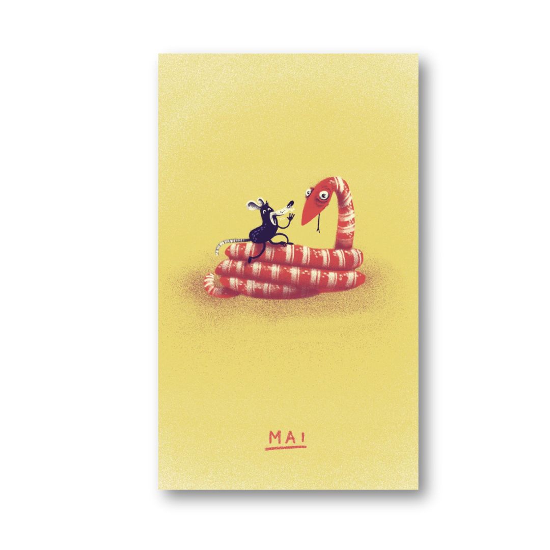 Alle Jahre Superpostkarten-Kalender 'Superfreunde Best of Teil 2'