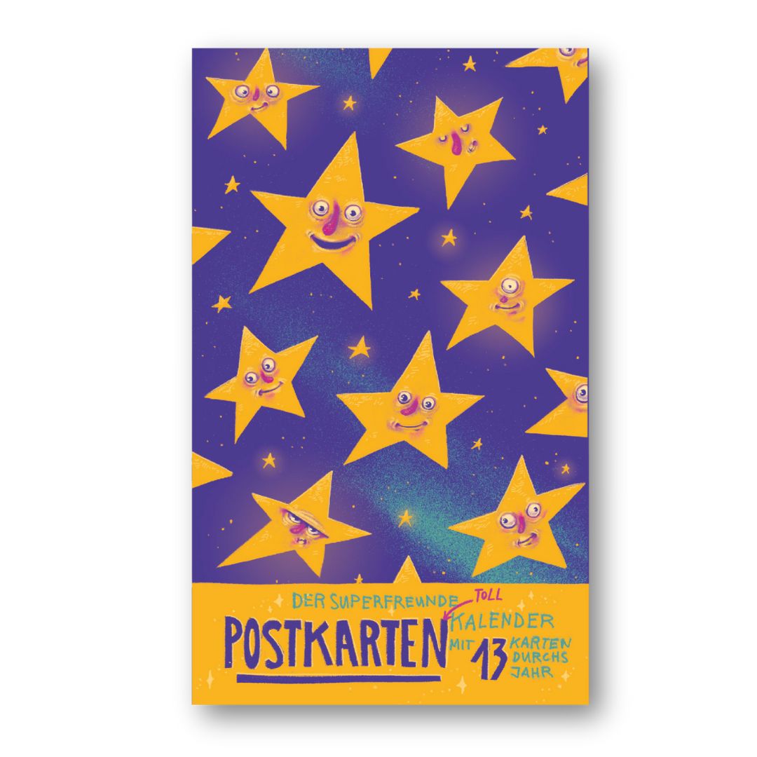 Alle Jahre Superpostkarten-Kalender 'Superfreunde Best of Teil 3'