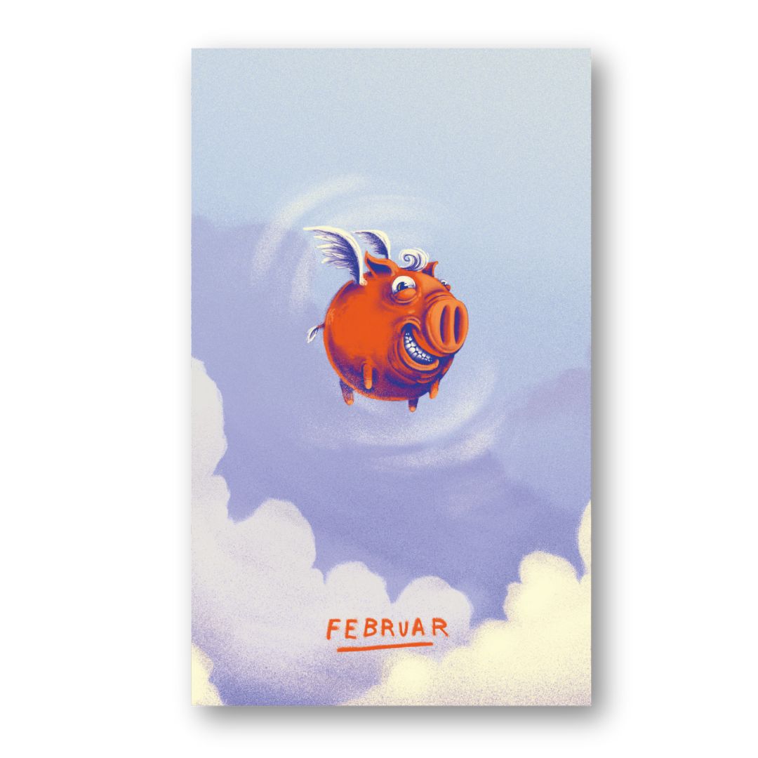 Alle Jahre Superpostkarten-Kalender 'Superfreunde Best of Teil 3'