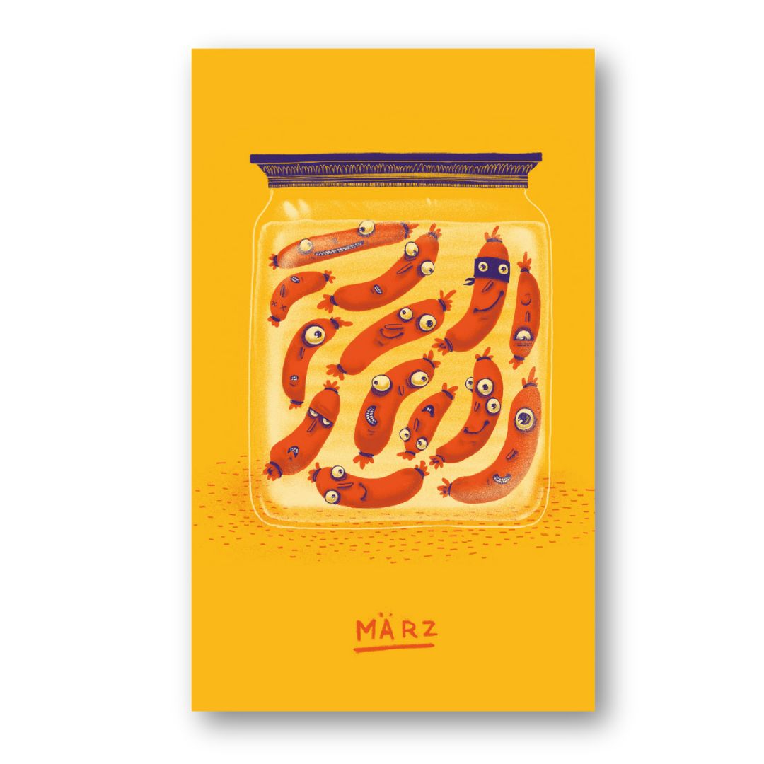 Alle Jahre Superpostkarten-Kalender 'Superfreunde Best of Teil 3'