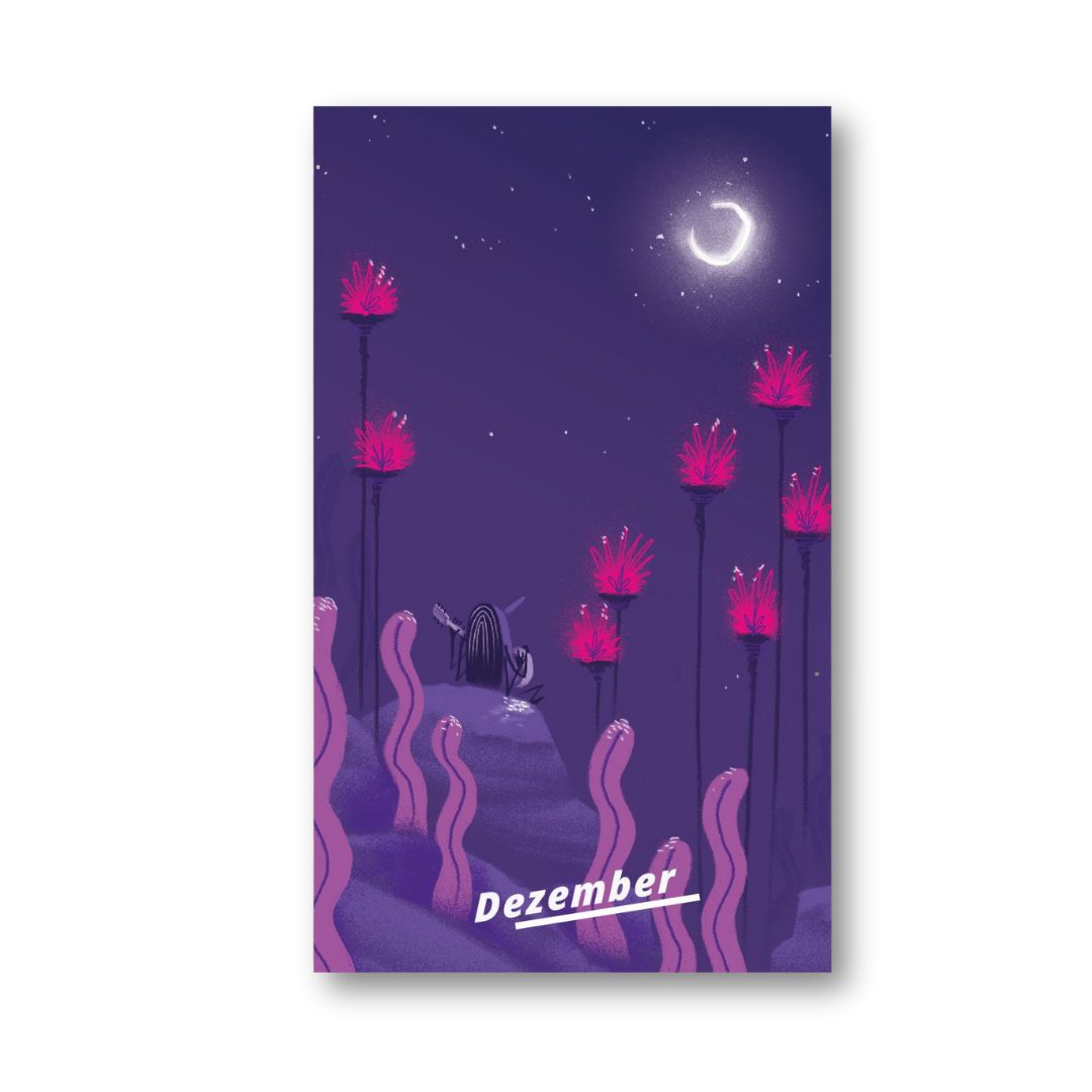 Alle Jahre Superpostkarten-Kalender 'Das Wiesen-Orchester'