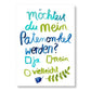 Postkarte 'Patenonkel'