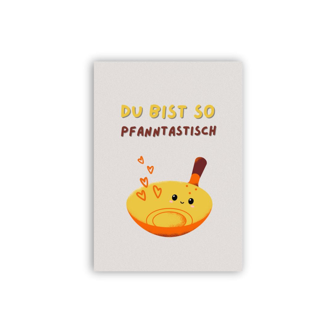 Postkarte 'Pfanntastisch'