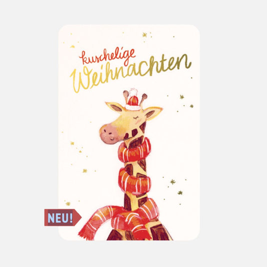 Postkarte Kind Mind 'Kuschelige Weihnachten'