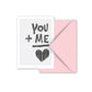 Postkarte 'You And Me'