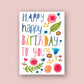 Postkarte "Happy Birthday"