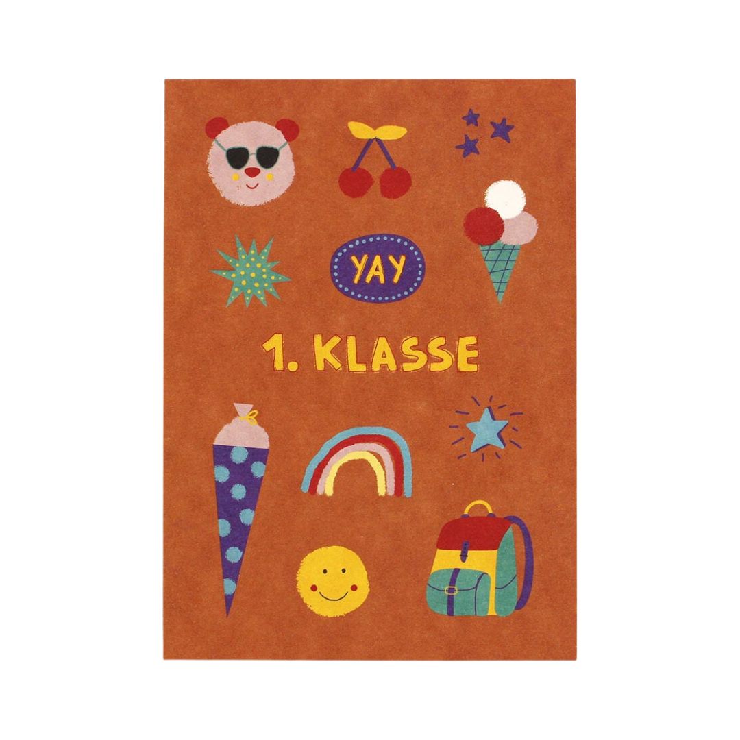 Postkarte “1. Klasse”