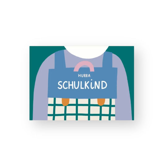 Postkarte "Hurra Schulkind"