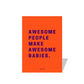 Postkarte 'Awesome Babies'