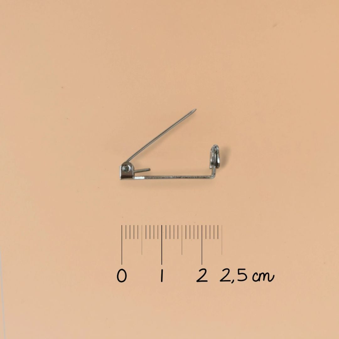 Anstecknadel Pudel-Brosche mit Glitzer