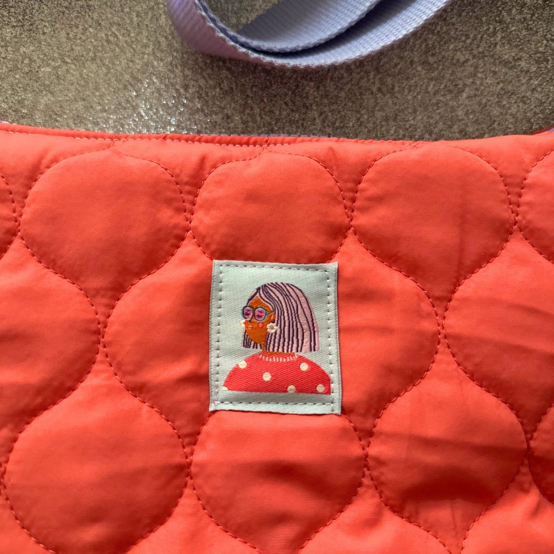 Damen Tasche Moonbag 'Puffy She' korall