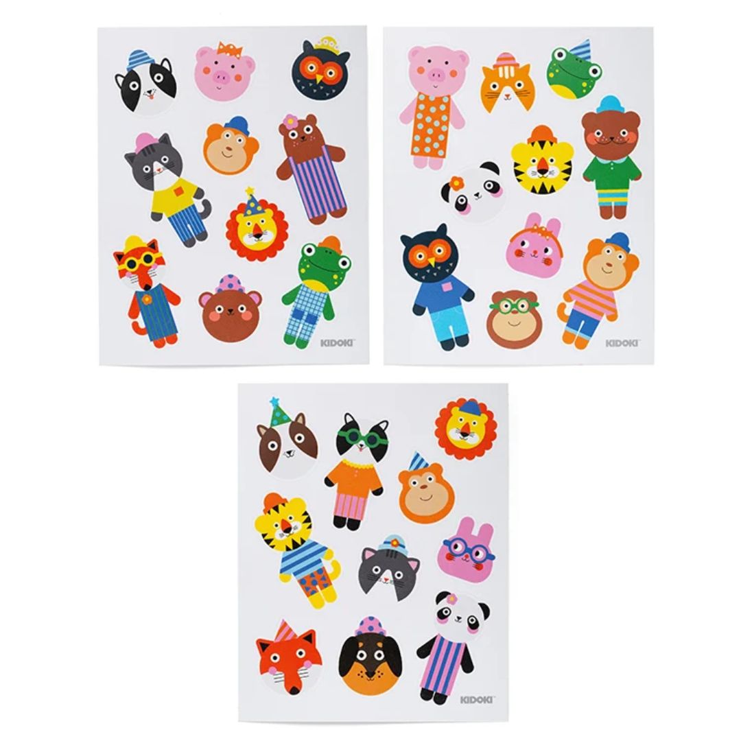 Puffy Stickers 'Cute Animals'