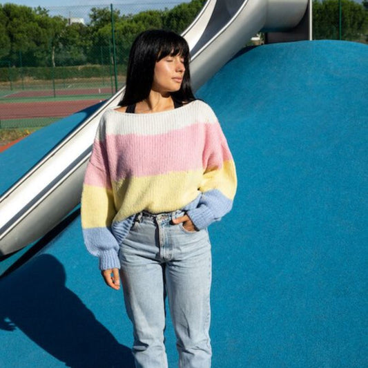 Boule-Pullover - Rainbow