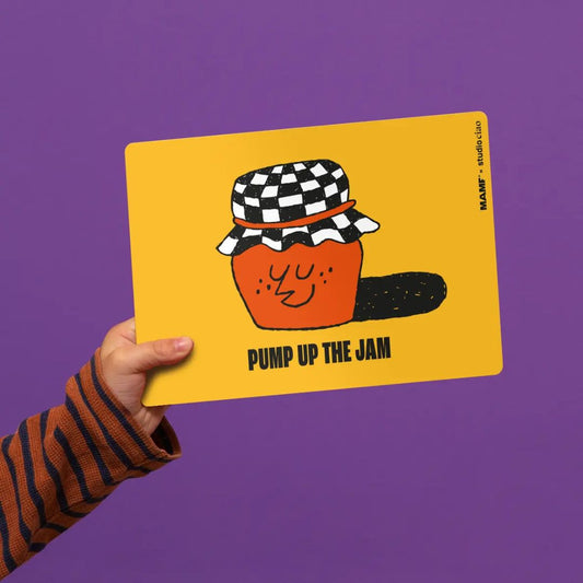 Frühstücksbrettchen 'Pump Up The Jam'