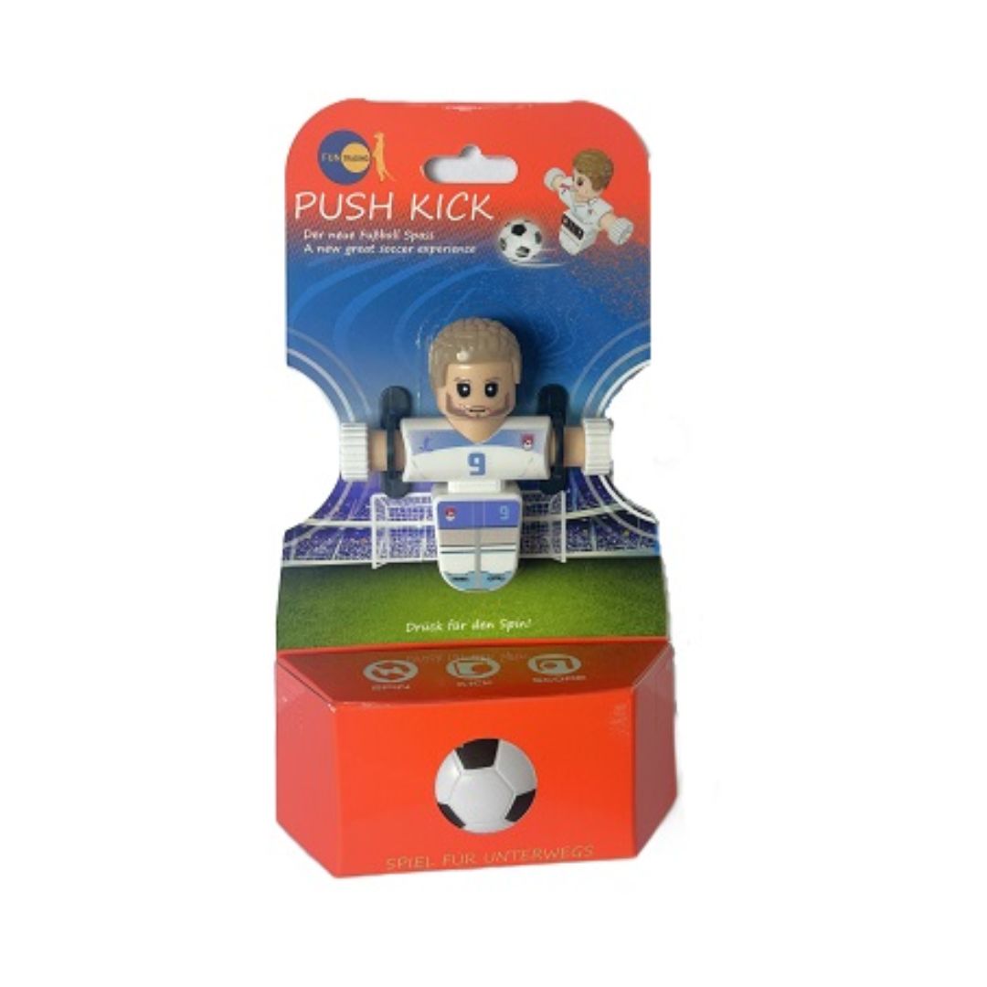 Das handliche Fußball-Spielzeug 'Push Kick'