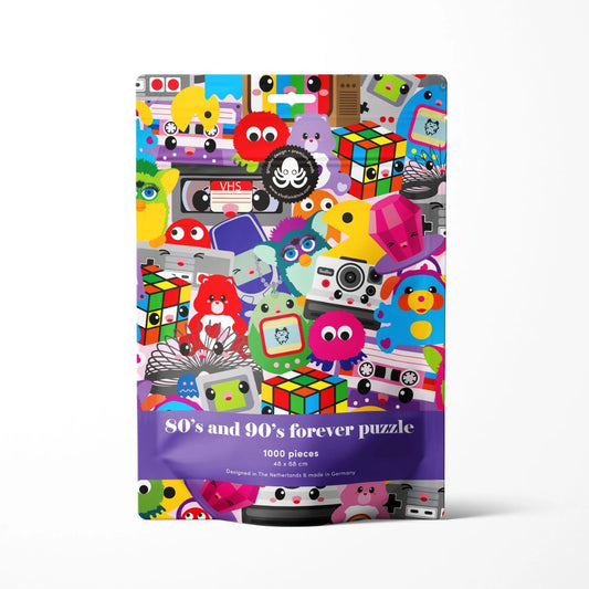Witziges Puzzle mit 1000 Teilen '80s and 90s Forever'