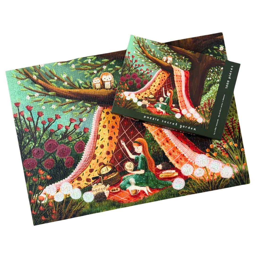 Gemütliches Puzzle 'Secret Garden' 1000 Teile