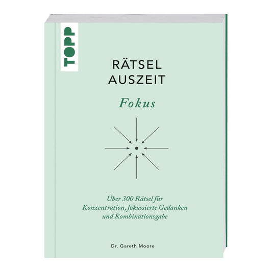 Rätselbuch 'Rätselauszeit - Fokus' über 300 Rätsel Für Konzentration