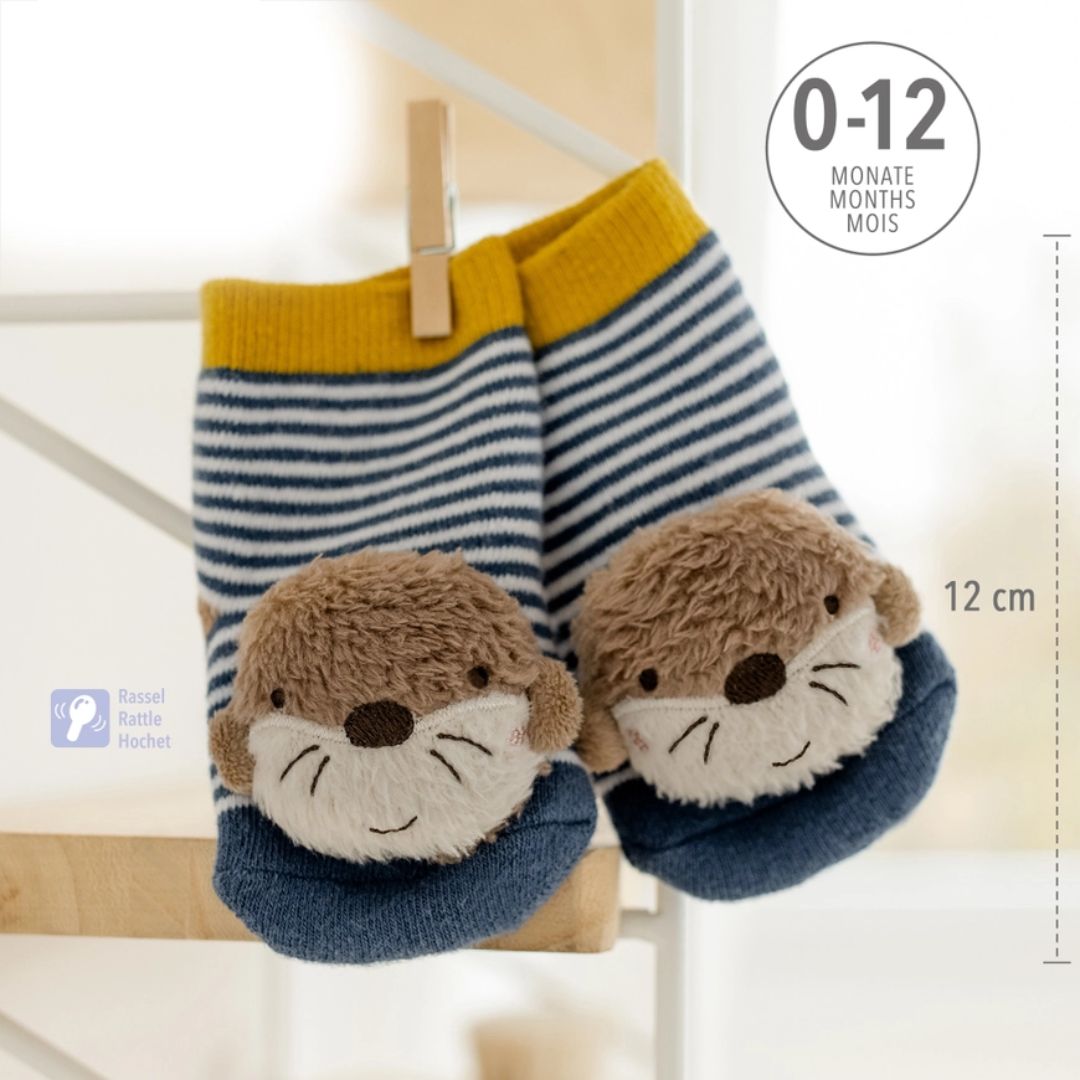 Rasselsocken 'Otter'