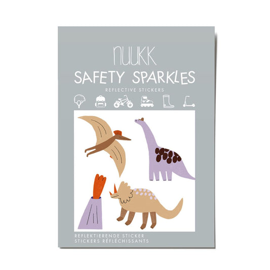 Reflektierende Sticker 'Safety Sparkles Dinos'