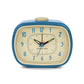Retro Wecker mit Alarm blau Glow in the Dark