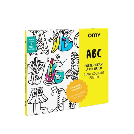 Riesenposter zum Ausmalen 'ABC'