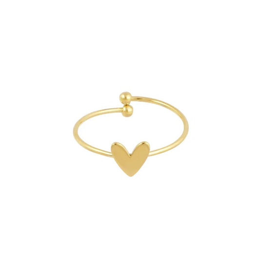 Ring mit Herz 'Love' *2 gold