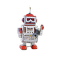 Aufziehspielzeug Roboter 'Leader' silber/rot