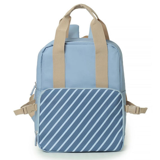 Kinder Thermorucksack 'Stripes' blau 36cm