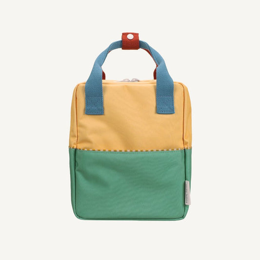 Rucksack 'Colourblocking' gelb/grün