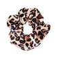 Samt-Scrunchie Haargummi leopard/beige/schwarz/braun