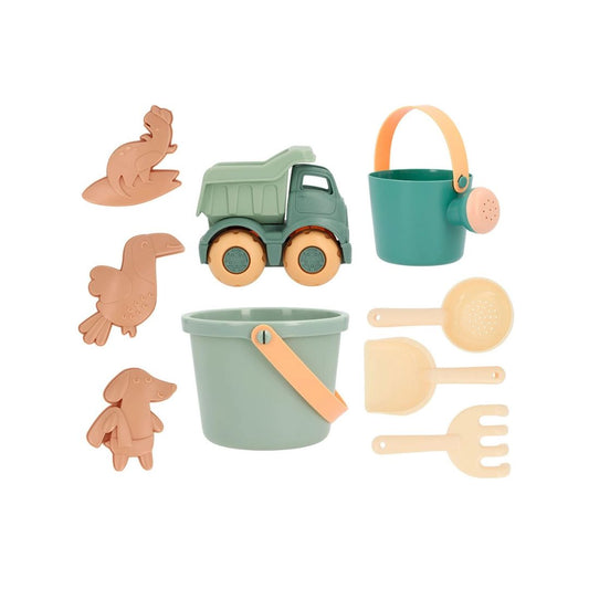 Sand-Spielzeug 9 teilig grün