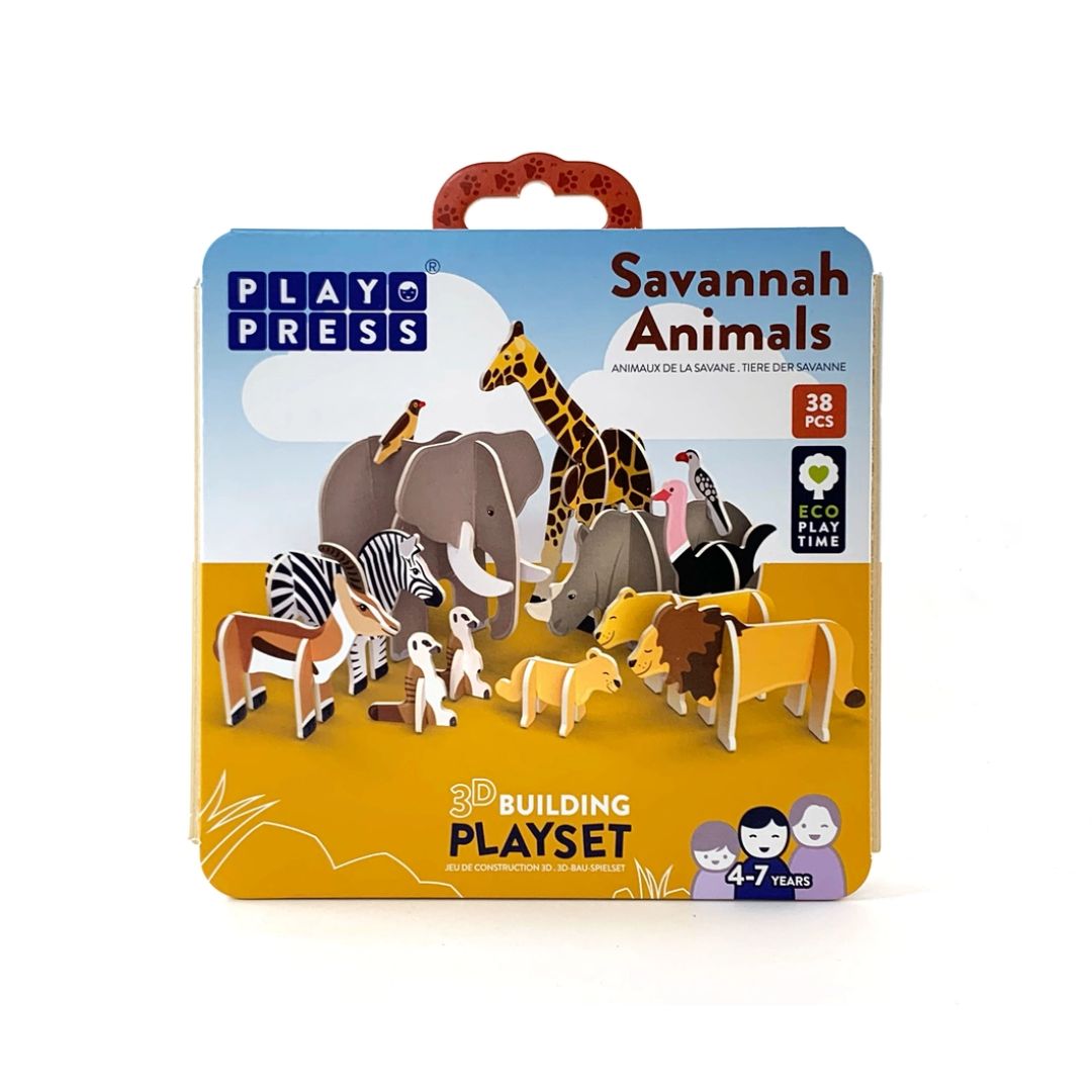 Spielset 'Savannen Tiere' Konstruktionsspiel