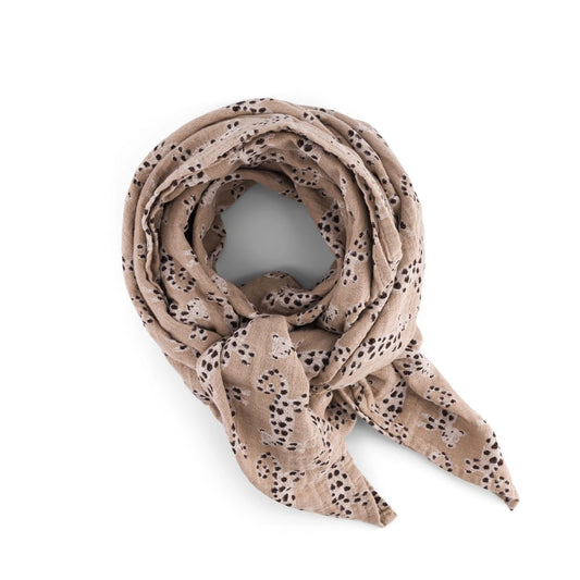 Schaltuch aus Musselin 'Bianca Baby Leo' 70x70