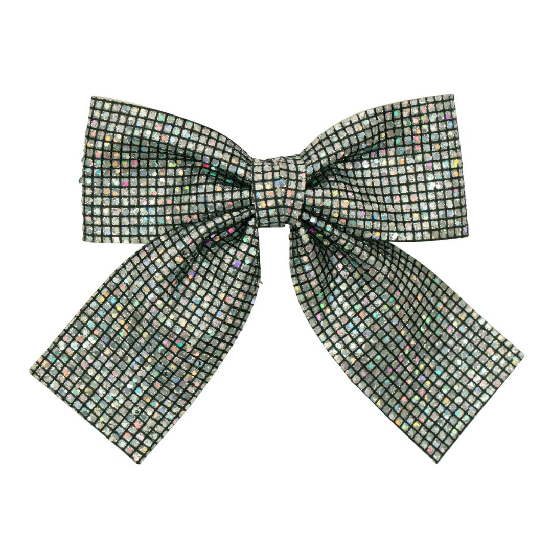 Mimi und Lula | Schillernde Schleife 'Disco-Ball Oversized Bow'
