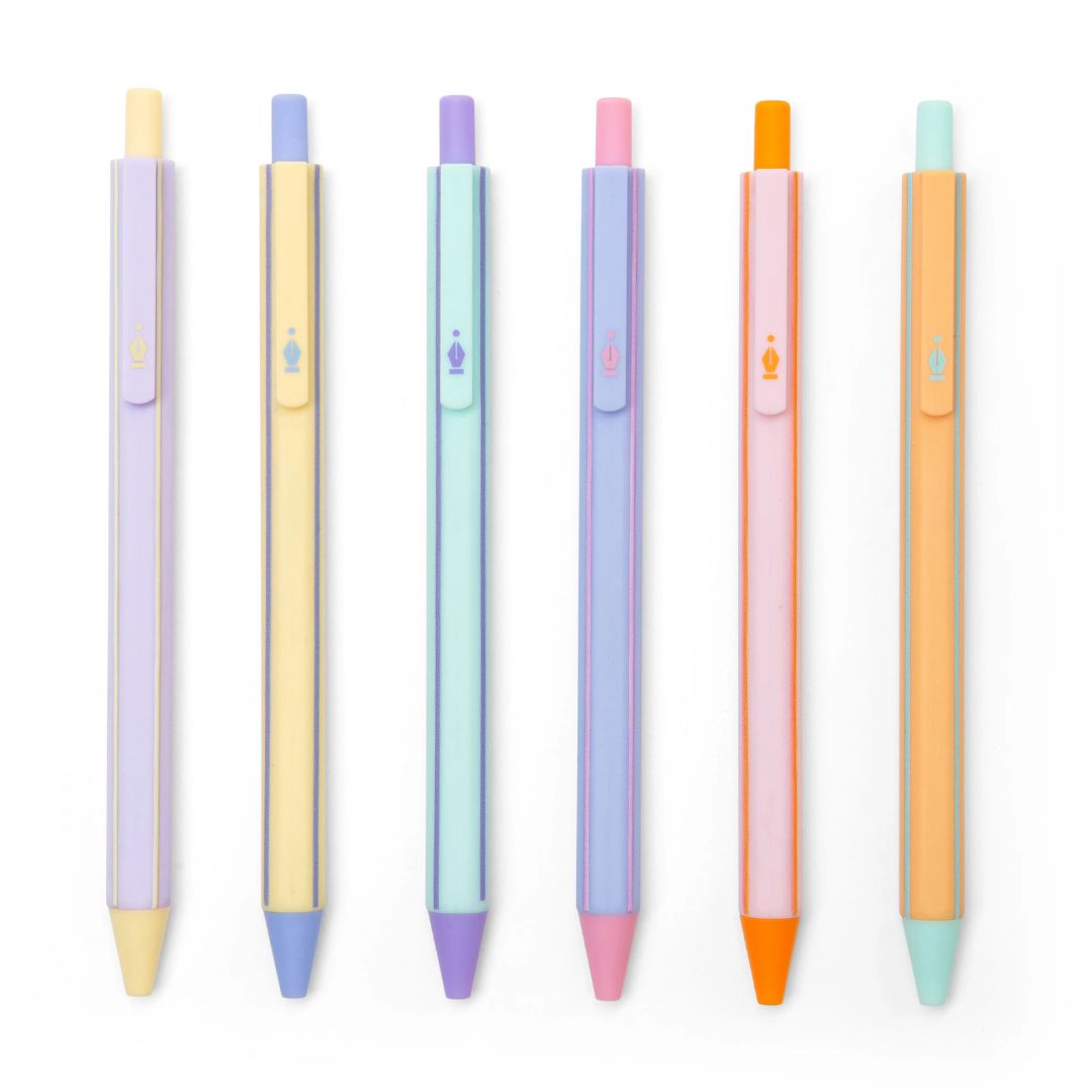 Schimmerndes 6er-Gelstift-Set zum Schreiben 'Glitter Gel Pens'