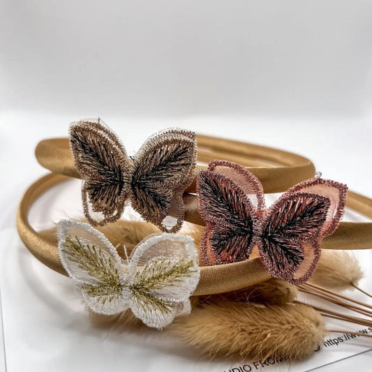 Diadem mit Schmetterling-Design malve