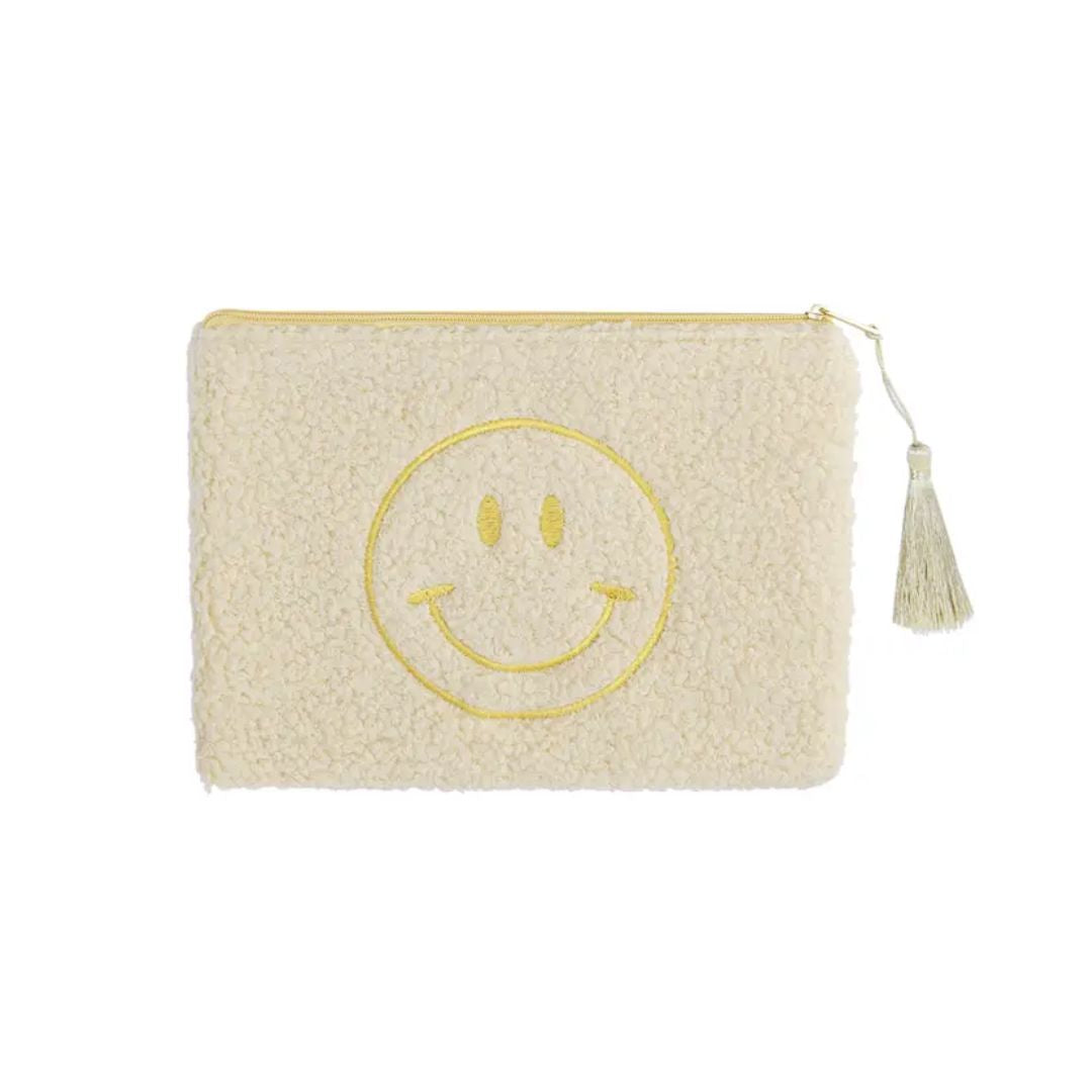 Kosmetiktasche Teddy Smiley beige