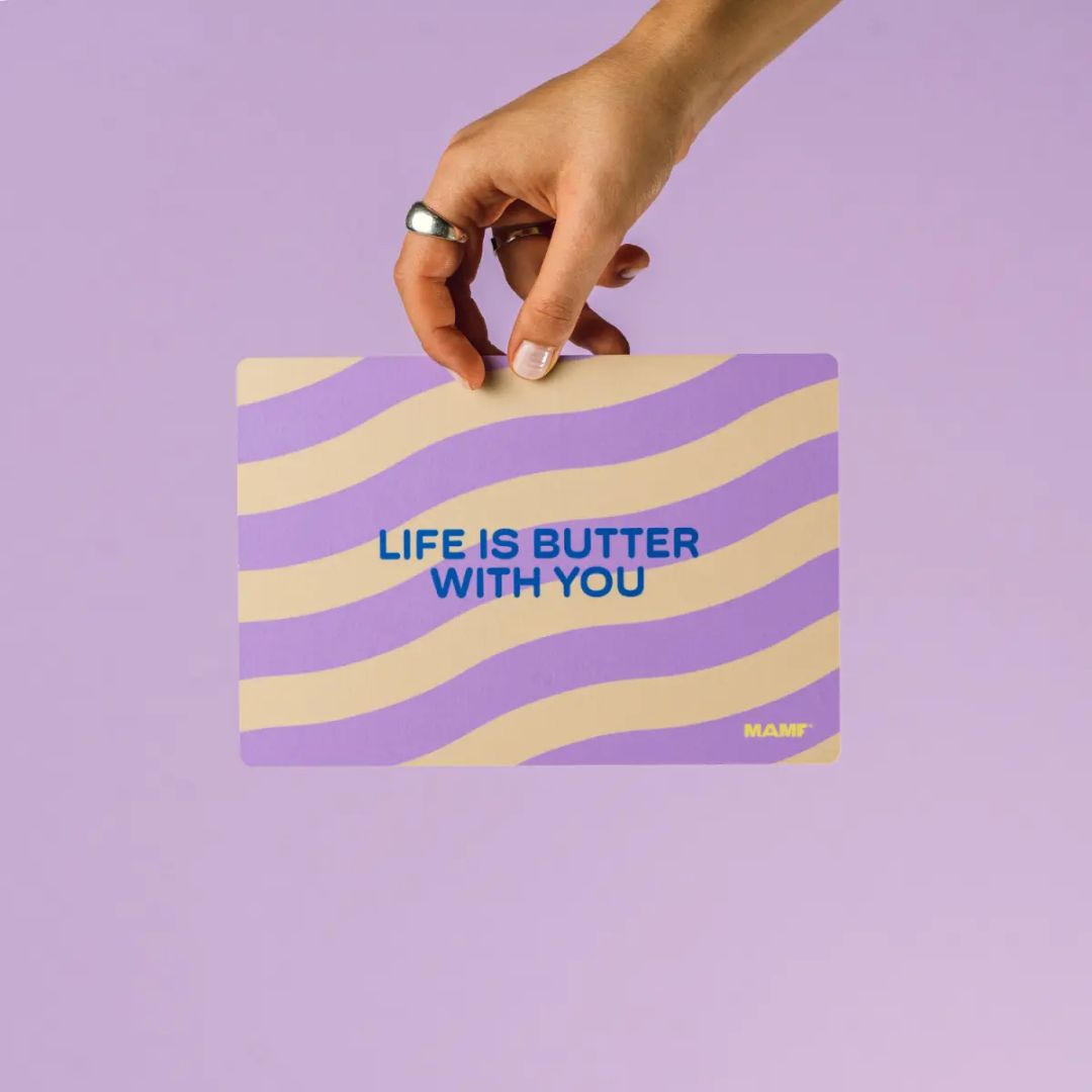 Schneidebrettchen 'Life is Butter With You'