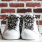 Schnürsenkel Leopardenmuster beige/braun