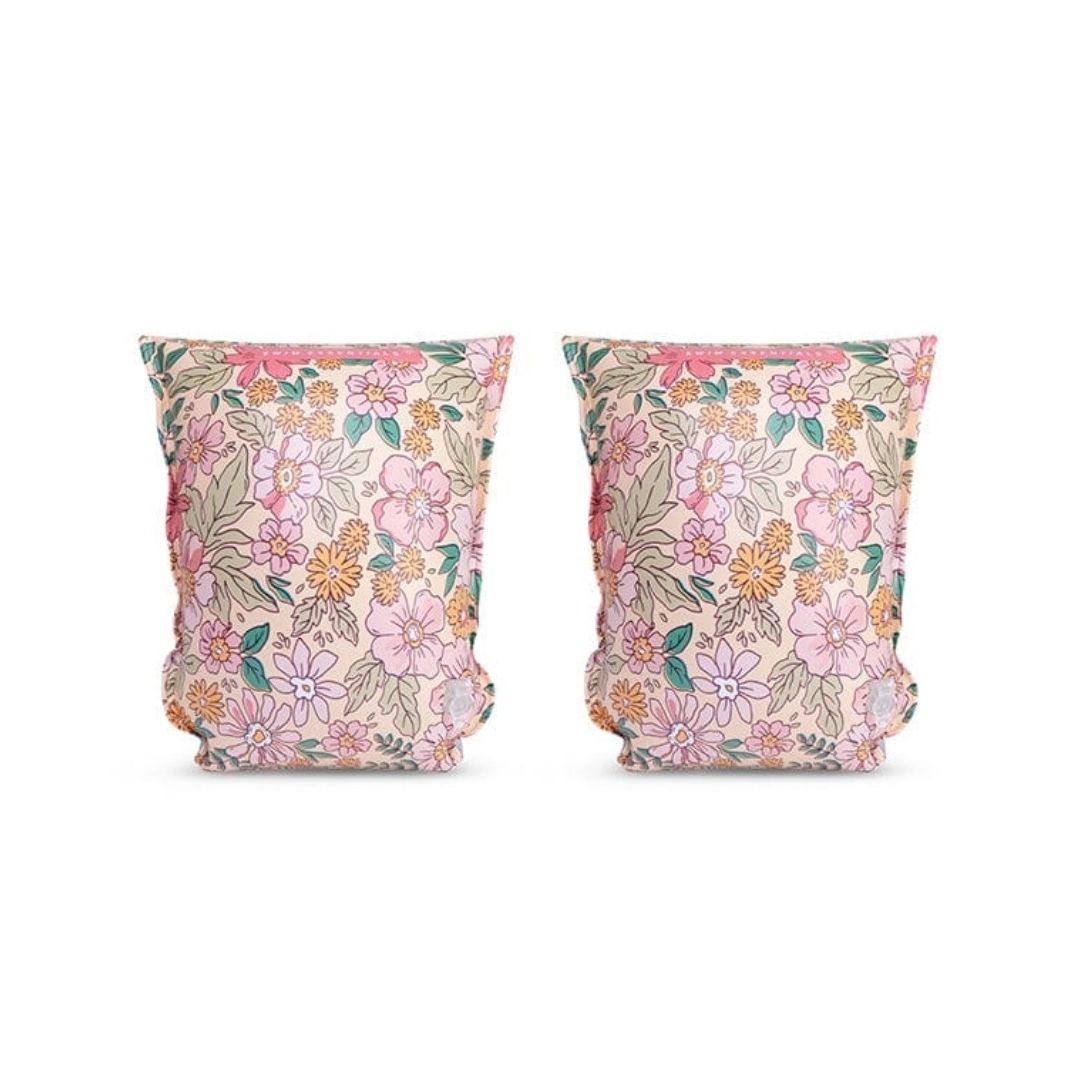 Schwimmflügel 'Blumen' rosa 2-6J