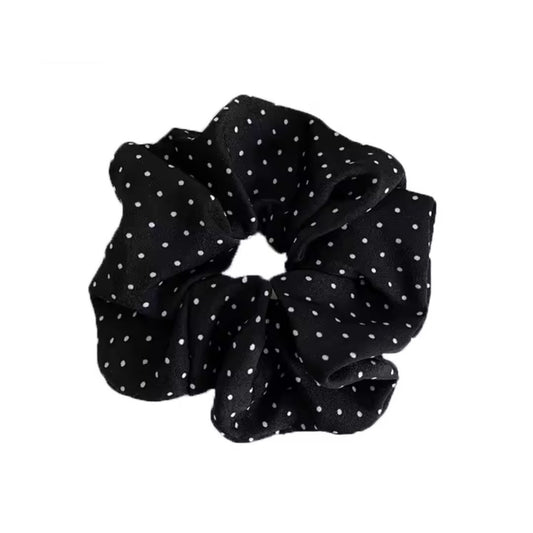 Scrunchie 'Polka Dots schwarz'