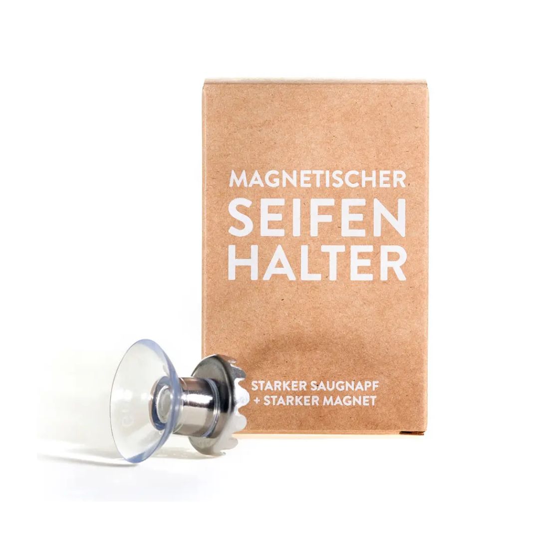 Magnetischer Seifenhalter mit Saugnapf