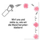 Set von 3 'Kletternde Sticky Monster'