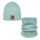 Set Mütze und Loop für Kinder mint