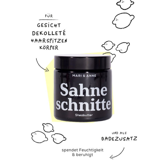 Sheabutter 'Sahneschnitte Lemon'