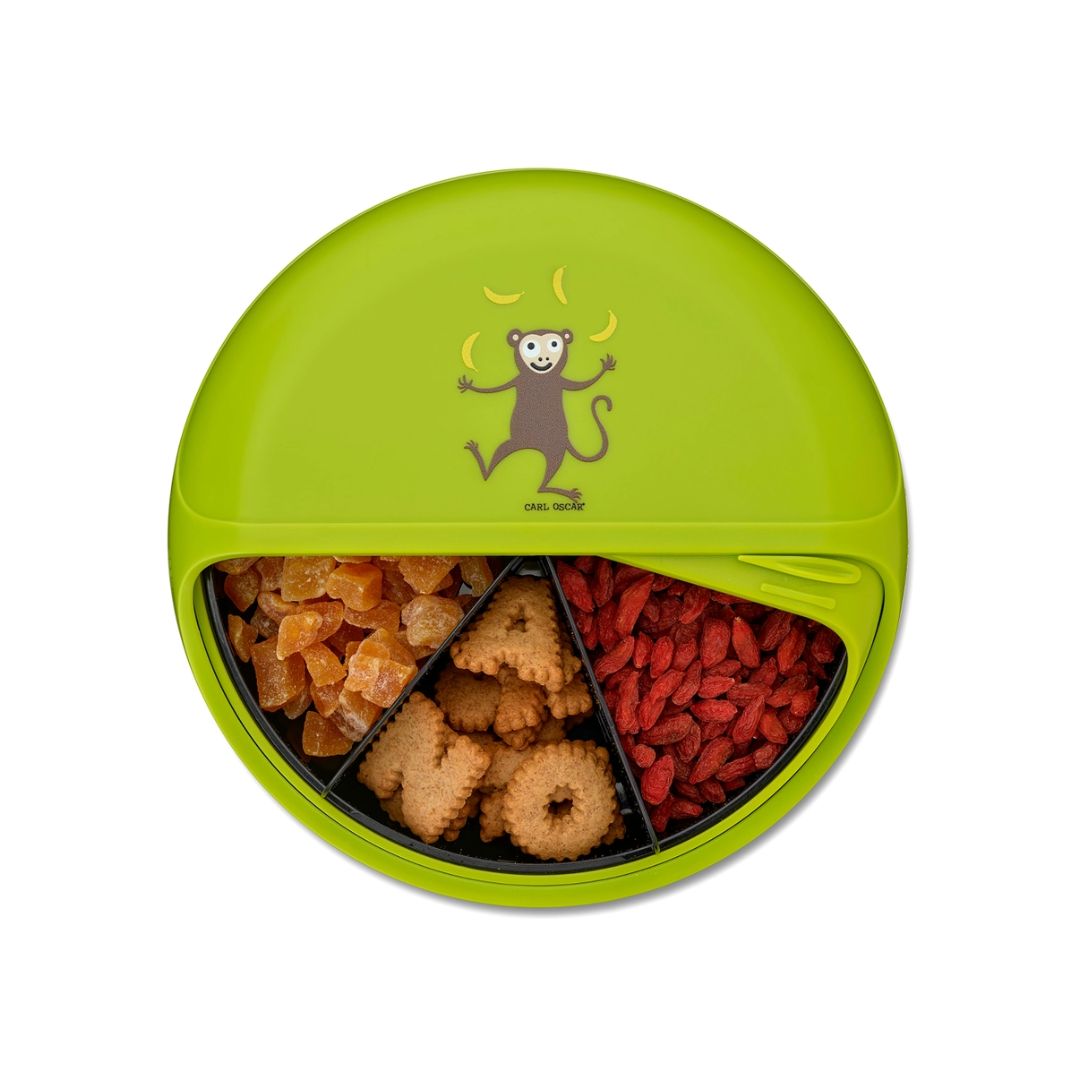 SnackDisc™ Kinder - 'Affe' limettengrün