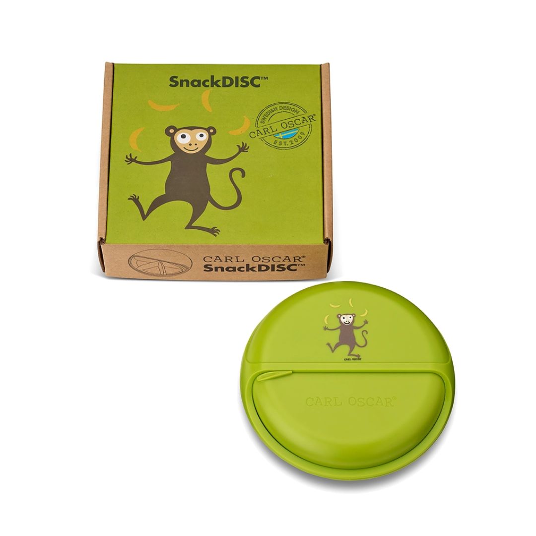 SnackDisc™ Kinder - 'Affe' limettengrün