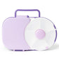 GoBe 2in1 Lunchbox & Snack Spinner mit Sticker lila